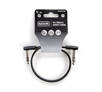 JIM DUNLOP MXR Câble Patch TRS Ruban 1 pied | 0,3 m, Angle Droit 1/4 de pouce, 30cm (DCISTR1RR)