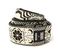 Jim Dunlop Sangle pour guitare, ILOVEDUST Night Spells Strap, blanc et noir ILD15