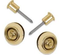 Dunlop SLS1402 Fixations pour Sangle de guitare Allongé Laiton