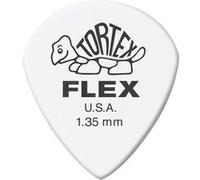 Jim Dunlop Médiators Tortex Flex Jazz III – Pack de 12, blanc, 1,35 mm
