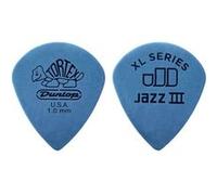 Jim Dunlop Tortex Jazz III XL 498P100 Pack 12 Médiators 1MM Médiators