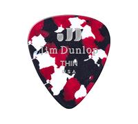 Jim Dunlop Genuine Celluloid Classic, Player'S Pack De 12, Confetti, Thin Médiators