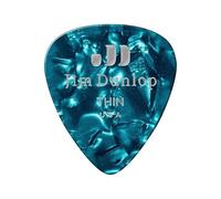 Jim Dunlop - Médiators Genuine Celluloid Classic - fins turquoise - Pack joueur de 12