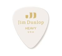 Jim Genuine Celluloid Classic, Player'S Pack De 12, White, Heavy Médiators