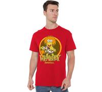 Jim Henson - Fraggle Rock Fraggle Rock Wembley Circle Unisex T Shirt, Red, Rouge, XXL Mixte