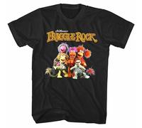 Jim Henson's Fraggle Rock Men's T-Shirt Puppet Characters. Black S