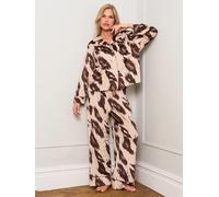 Jim Jam the Label Jim Jam the Label Animal Print Brown Pyjamas