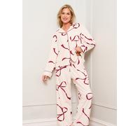 Jim Jam the Label Jim Jam the Label Burgundy Bow Print Pyjamas