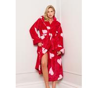 Jim Jam the Label Jim Jam the Label Pink Heart Dressing Gown Pink L-XL