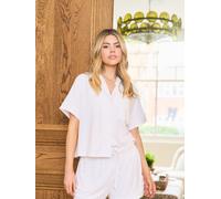 Jim Jam the Label Jim Jam the Label Ribbed White Shorts Set White L (EU 44-46)