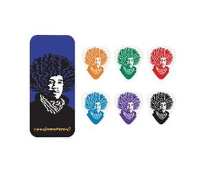 Jim JVHPT03M Boite en Metal de 6 Motif Van Hammersveld Jimi Médiators