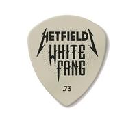 Jim Dunlop Médiators ADU PH122R073 White Fang 0,73 mm Blanc Lot de 24