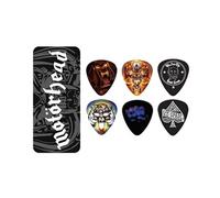 Jim Dunlop Boîte en métal 6 médiators MHPT03 motif Motörhead England Medium