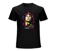 Jim Morrison T-Shirt Singer The Doors Psychedelic Rock Tee for Men Black L