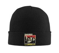 Jim Morrison The Doors Rock Band Bonnet tricoté pour Femmes Hommes Bonnets d’Hiver Chapeaux Casquette décontractée en Acrylique