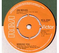 Jim Reeves - JIM REEVES - MISSING YOU 7in ORANGE LABEL ISSUE [35980]