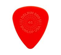 Jim Dunlop Médiators Delrin 500 Prime Grip 0,46 mm sachet de 12 Natural