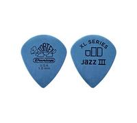Jim Dunlop Médiators Tortex Jazz III XL 498P100 Player's Pack – 1 mm – Pack de 12