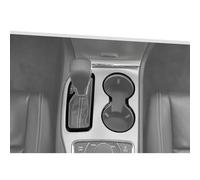 Jimen Pour Jeep Grand Cherokee 2016-2021, 2 pièces de garniture de porte-gobelet avant et housse de levier de vitesse (noir)