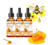 Jimerito Lot de 3 gouttes de miel pour les yeux, gouttes de miel Jimerito Bee pour yeux, gouttes de miel d'abeille pour les yeux, pour la santé des yeux, la vision, l'immunité