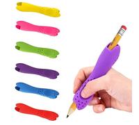 JIMGIED 6 Pièces Poignées De Crayon En Silicone Double Manches De Crayon Antidérapants Ergonomique Aide Ecriture Pour Enfant Pour Enfants Et Adultes, Pour Droitiers Et Gauchers