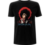 Jimi Hendrix - "Both Sides Of The Sky" T-shirt Homme/Femme Unie HE1794 (XL) (Noir)