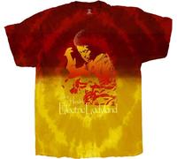 Jimi Hendrix - "Electric Ladyland" T-shirt Homme/Dame Unie RO4495 (XL) (Rouge/Jaune)