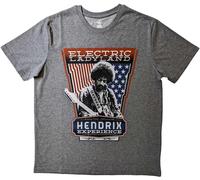 Jimi Hendrix - "Electric Ladyland" T-shirt Homme/Dame Unie RO5234 (XL) (Gris)