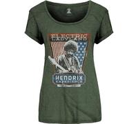 Jimi Hendrix - "Electric Ladyland" T-shirt pour femme RO7206 (L) (Vert)