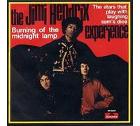 JIMI HENDRIX EXPERIENCE - burning of the midnight lamp / stars that play w/ laughing sam's dice 45 rpm single