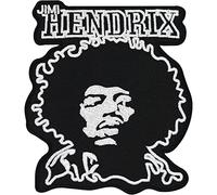 Jimi Hendrix Face Gesicht Gitarre Biker Rocker Heavy Metal Aufnäher Patch Aufbügler