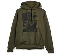 Jimi Hendrix - Felpa # M Unisex Green # Let Me Live