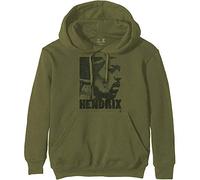 Jimi Hendrix - Felpa # XS Unisex Green # Let Me Live [Import]