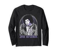 Jimi Hendrix Framed Illustration Tarot Vintage Band Manche Longue
