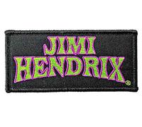 Jimi Hendrix Patch Arched Logo Nouveau Officiel Noir Iron On Size Accessory Size