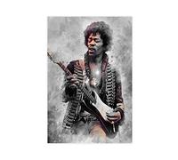 Jimi Hendrix Poster de célébrité artistique musicale 4 sur toile Décoration de chambre à coucher Paysage sport Décoration de bureau Sans cadre 40 x 60 cm