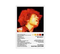 Jimi Hendrix Poster électrique Ladyland sur toile pour décoration de chambre à coucher, de bureau, de chambre, de style sportif, sans cadre, 20 x 30 cm
