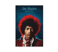 Jimi Hendrix Poster Vintage Music Pos (6) Poster sur toile Décoration de chambre à coucher Paysage sportif Décoration de bureau Décoration de chambre Cadeau Poster sur toile Décoration murale Peinture