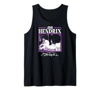 Jimi Hendrix Purple Haze Photo Frame Vintage Band Débardeur