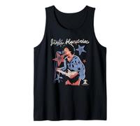 Jimi Hendrix Red White and Blue Stars Vintage Band Débardeur