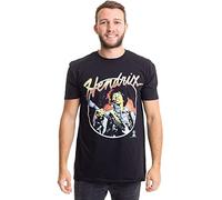 Jimi Hendrix Script Circle T-Shirt Homme