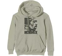 Jimi Hendrix Sweat-Shirt À Capuche Let Me Live Logo Nouveau Officiel Unisex Sand Size M