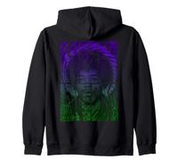 Jimi Hendrix Swirl Text Official Blues Rock Music Icon Sweat à Capuche