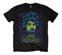 Rock Off Trade – T-shirt Jimi Hendrix – Experienced – Taille M Noir Unisexe