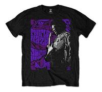 Jimi Hendrix - T-Shirt # M Black Unisex # Purple Haze [Import]