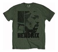 Jimi Hendrix - T-Shirt # M Green Unisex # Let Me Live [Import]