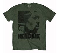 Rocks Off - T-shirt Jimi Hendrix Let Me Live Vert XL Unisexe Import