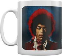 Jimi Hendrix - Tasse à café "Both Sides Of The Sky" PM1434 (Taille unique) (Rouge/Bleu/Blanc)