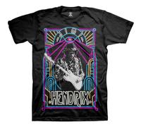 Jimi Hendrix Tričko Electric Ladyland Neon Uni Noir S