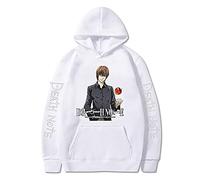 jiminhope Anime Death Note Sweat À Capuche L Lawliet Sweat À Capuche Lawliet Pull Death Note L Yagami Light Kira Sweat À Capuche pour Les Fans D'anime